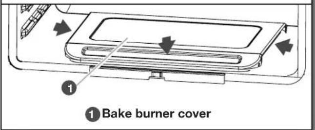 JENN-AIR JLRP436WP - To Replace Oven Bake Burner Cover: - 2
