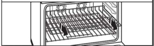 JENN-AIR JLRP436WP - To Remove Oven Bake Burner Cover (left oven cavity on 48^ [121.9 cm] models): - 1