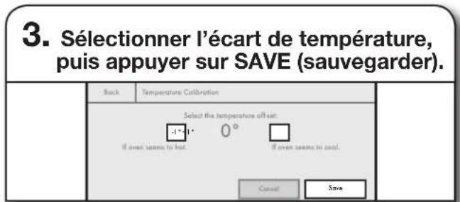 JENN-AIR JLRP436WP - Calibration de la température - 3