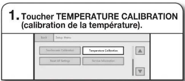 JENN-AIR JLRP436WP - Calibration de la température - 1