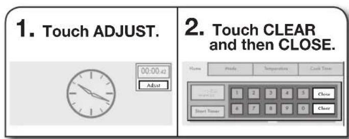 JENN-AIR JLRP436WP - To Exit while Kitchen Timer Is Running: - 1
