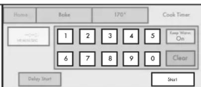 JENN-AIR JLRP436WP - Enter cook time, and then touch START - 1