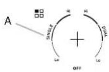 JENN-AIR JEC4430HB - PARTS AND FEATURES – KNOB CONTROLS - 1