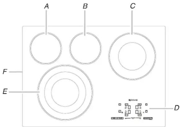 JENN-AIR JEC3536BS - Tables de cuisson - 1