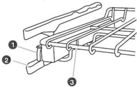JENN-AIR JLRP430WP - Lift up rack/shelf front and slide in. - 2