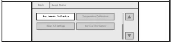 JENN-AIR JLRP430WP - Touch TOUCHSCREEN CALIBRATION. - 1