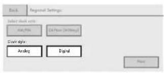 JENN-AIR JLRP430WP - Set clock style. - 1