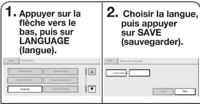 JENN-AIR JLRP430WP - Choisir la langue - 1
