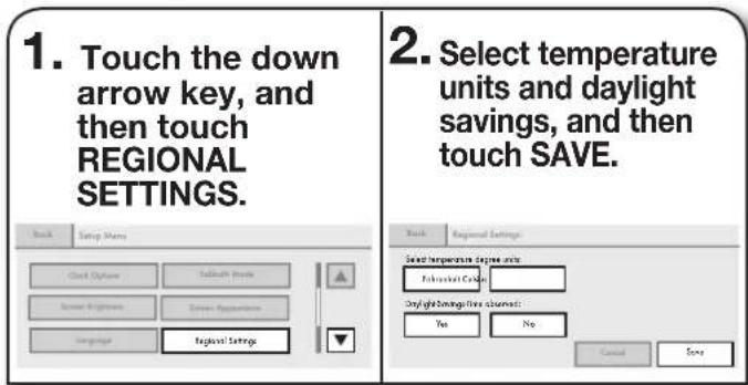JENN-AIR JLRP430WP - Making Regional Settings - 1