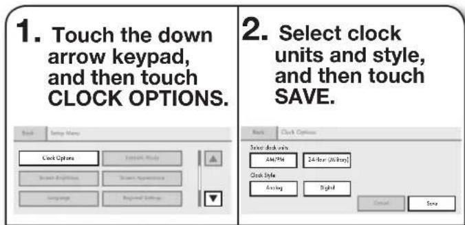 JENN-AIR JLRP430WP - Setting Clock Options - 1