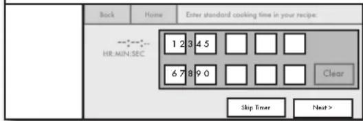 JENN-AIR JLRP430WP - Saisir un temps de cuisson normal. - 1