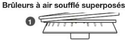 JENN-AIR JLRP430WP - Bruleurs de surface scelles - 4