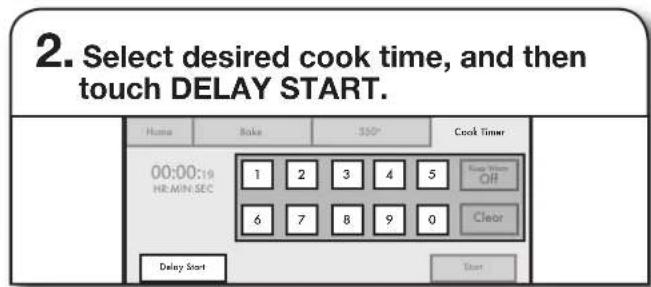 JENN-AIR JLRP430WP - To Delay with Cook Timer: - 2