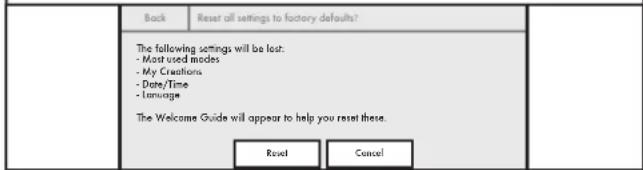 JENN-AIR JLRP430WP - Touch RESET or CANCEL. - 1