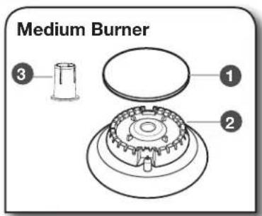 JENN-AIR JLRP430WP - Sealed Surface Burners - 2