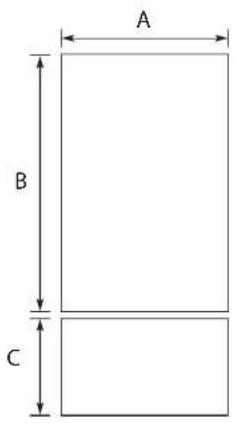 JENN-AIR JBFFS36NHP - SITE PREPARATION PANEL DIMENSIONS - 1