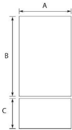 JENN-AIR W10663564 - SITE PREPARATION PANEL DIMENSIONS - 1