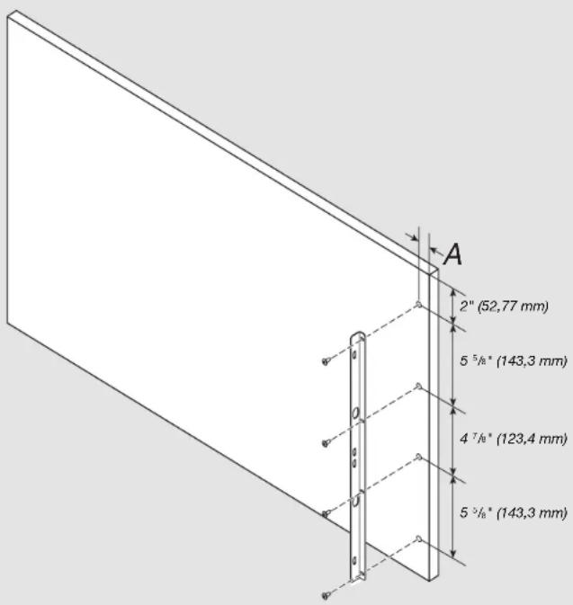 JENN-AIR W10663564 - Installation des supports du congélateur - 1