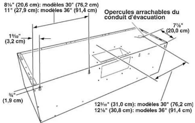 JENN-AIR JXU9130WP - Dimensions du produit - 1