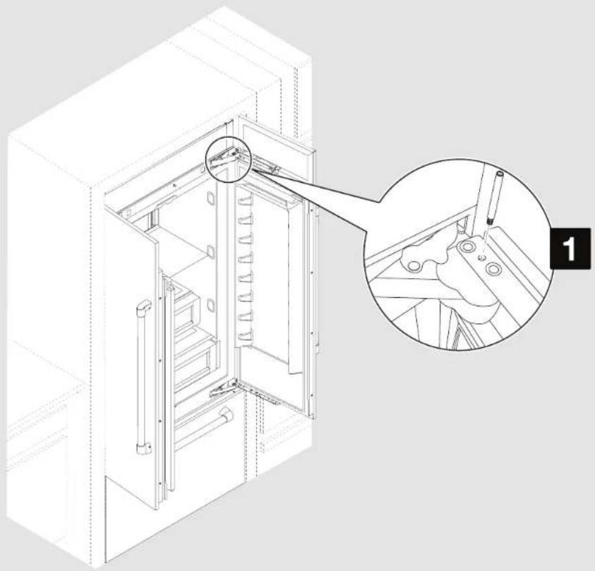 JENN-AIR JBBFL36NHS - ADJUSTING DOOR SWING - 1