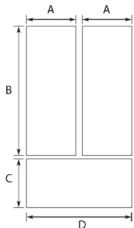 JENN-AIR JBFFS42NHS - Preparation du SITE dimensions du panneau - 2