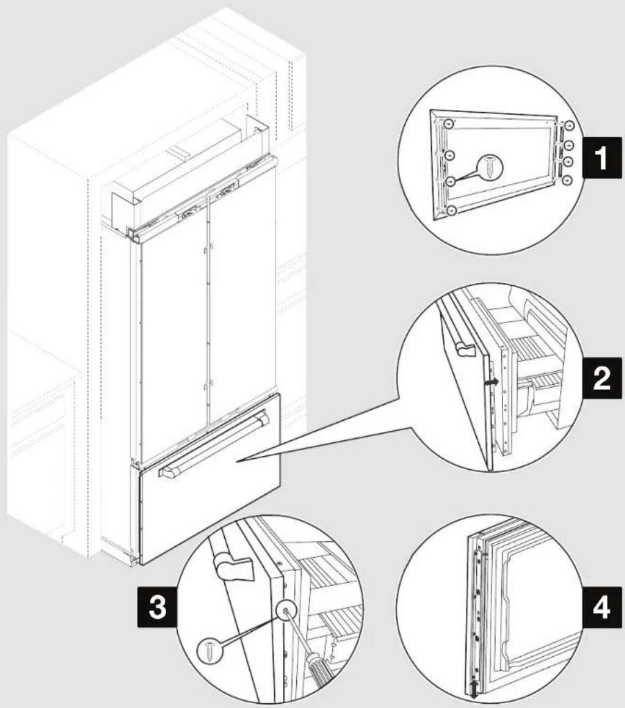 JENN-AIR JBFFS42NHS - INSTALLATION INSTALLING FREEZER PANEL - 1