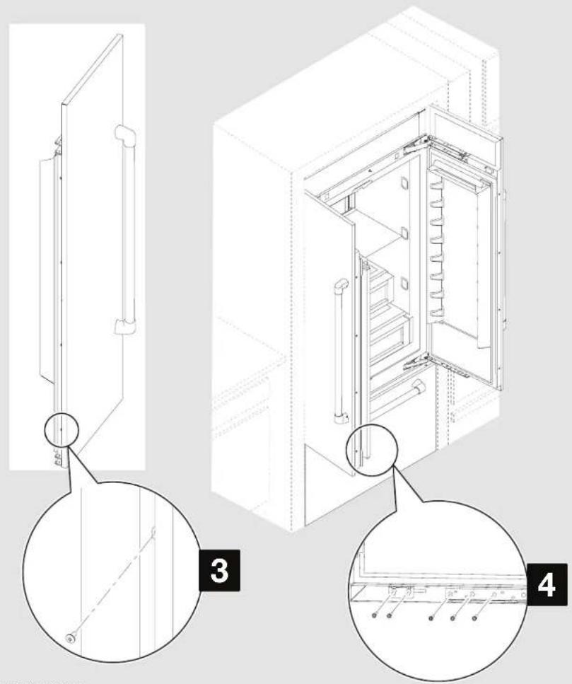JENN-AIR JBBFR36NHP - INSTALLATION ATTACHING PANEL(S) (CONTD.) - 1