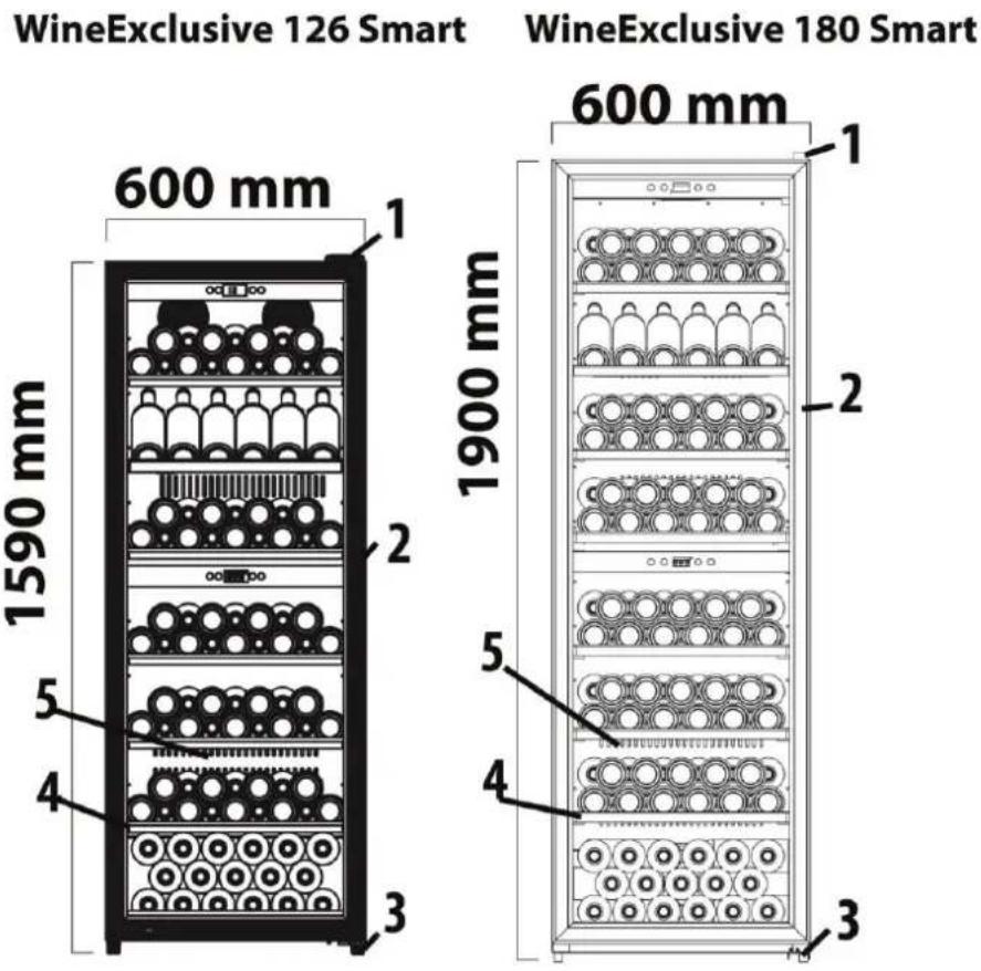 CASO Wine Exclusive 180 Smart - Vue d'ensemble - 1
