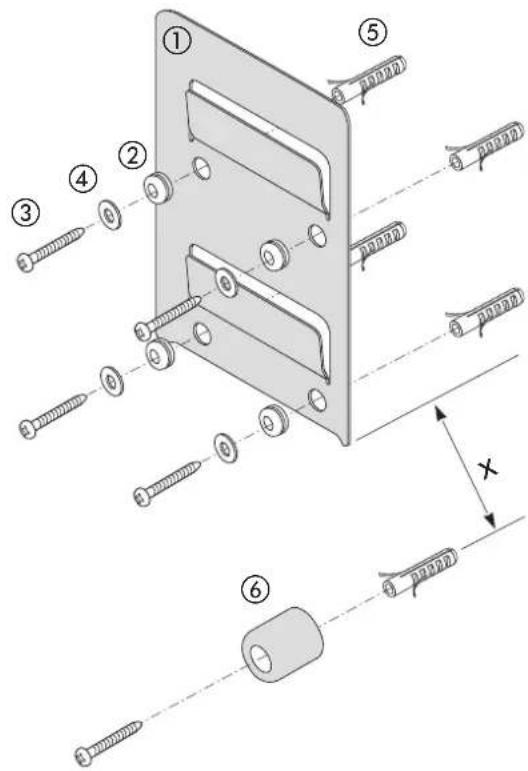 THOMAS CentraClean 15301 - Mounting the unit - 1