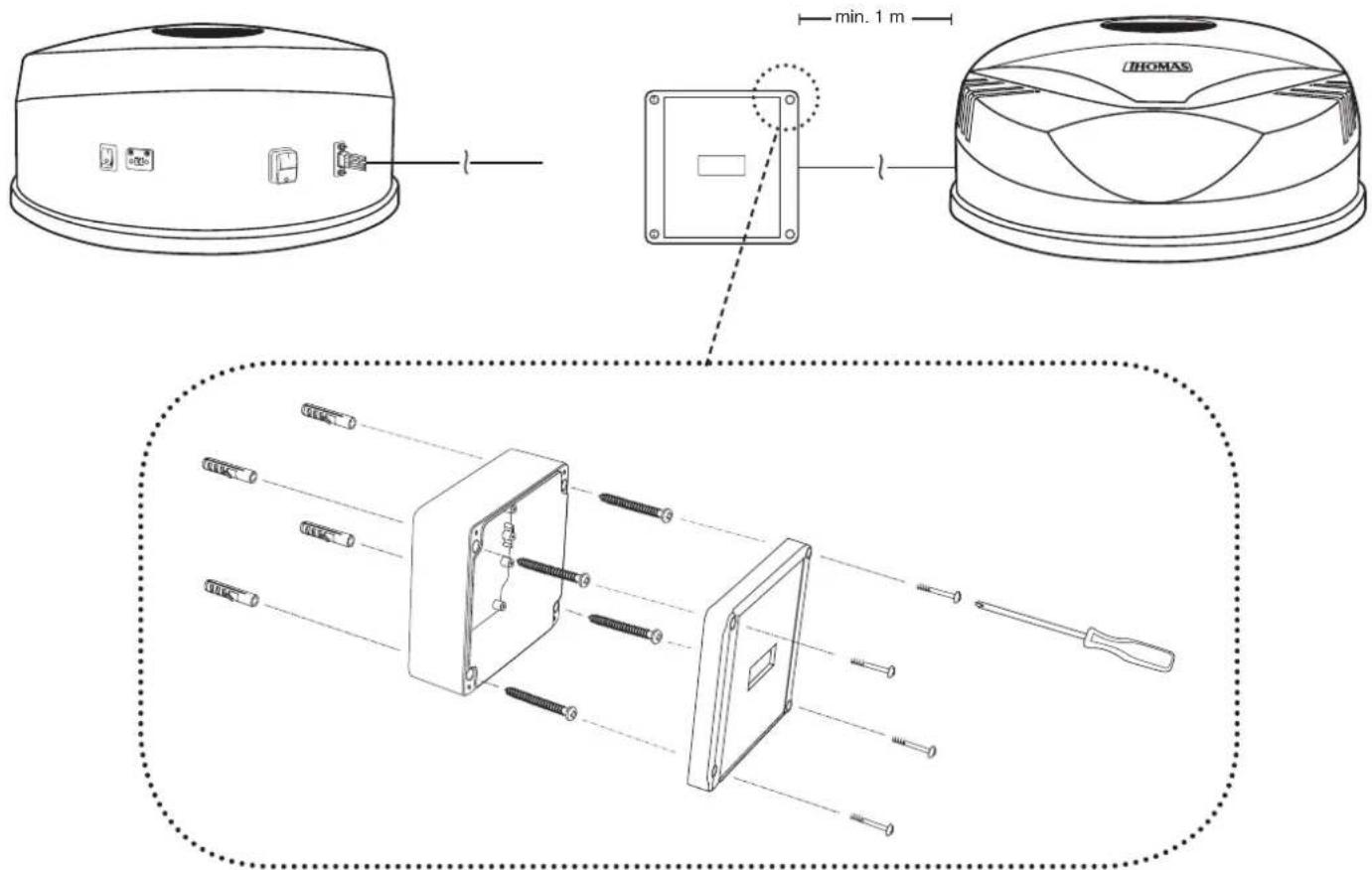 THOMAS CentraClean 15301 - Указания по монтажу центральной пылесосной системы с PowerControl - 1