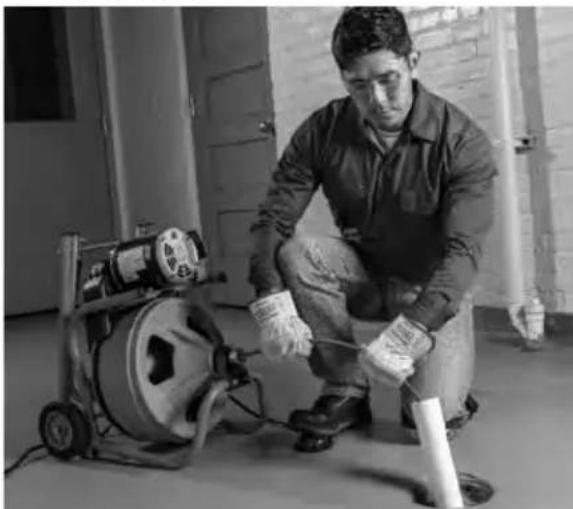 RIDGID K400 - Installation de la machine et du chantier - 4