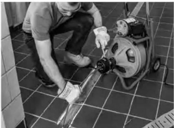 RIDGID K400 - Operación con el alimentador de cable AUTOFEED - 2