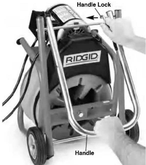 RIDGID K400 - Always wear safety glasses, and other appropriate protective equipment when setting up your drain cleaner. - 1
