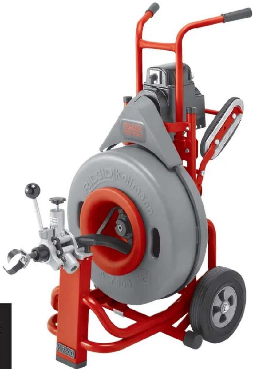 RIDGID K7500 - Drain Cleaning Machine - 1