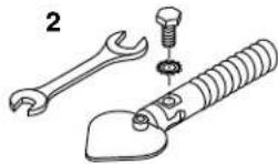 RIDGID K750R - Figure 9 – Outils de curage fournis avec le k-750r - 2