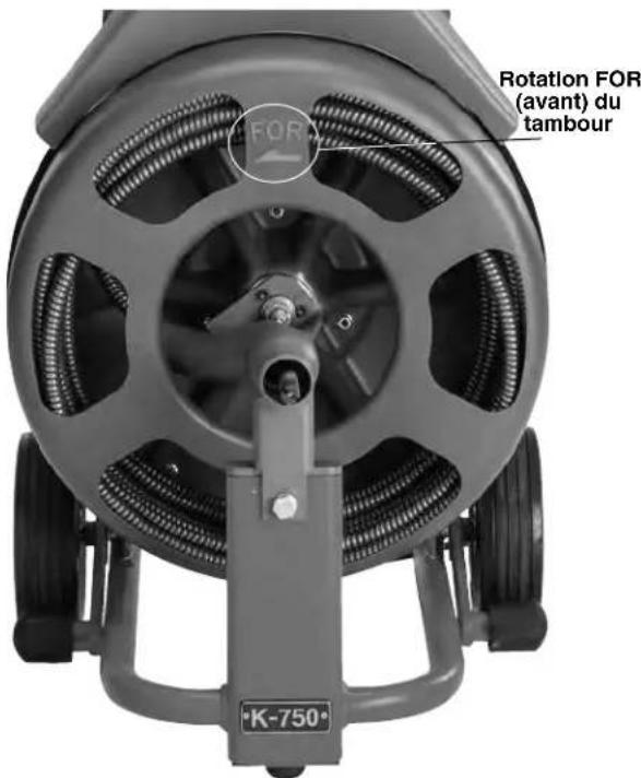 RIDGID K750R - Inspection préalable - 3