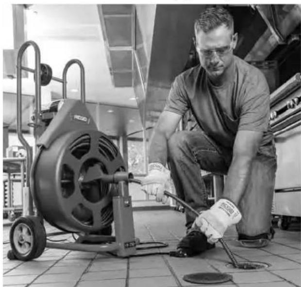 RIDGID K750R - Utilisation de l'appareil - 1