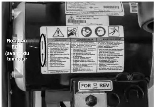 RIDGID K750R - Inspection préalable - 2