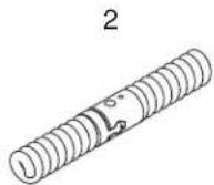 RIDGID K6200 - New style - Plunger pin - 2