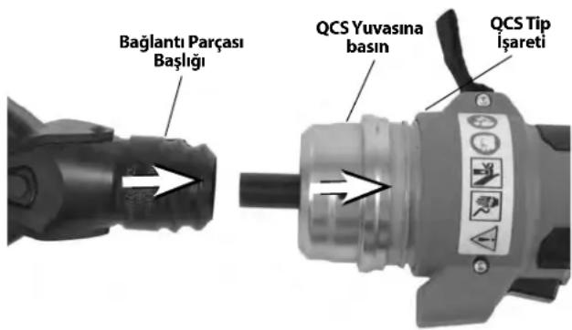 RIDGID RBC30 - QCS Bağlantı Noktasına Sahip Başlıkların Değiştirilmesi (Sadece RE 6/RE 60) - 1