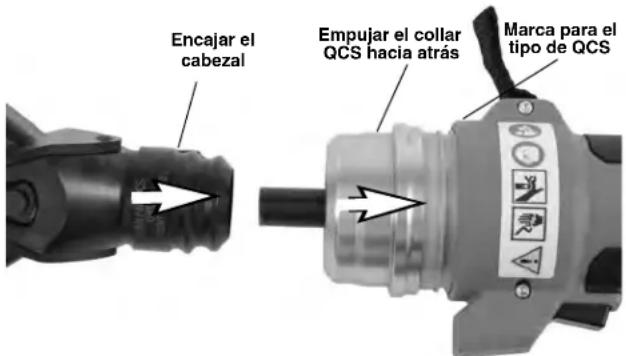 RIDGID RBC30 - Cómo cambiar cabezales con acoplamiento QCS (solo RE 6 y RE 60) - 1