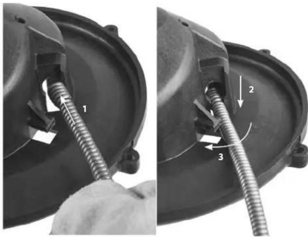 RIDGID PowerClear - Inlocuirea cablului - 2