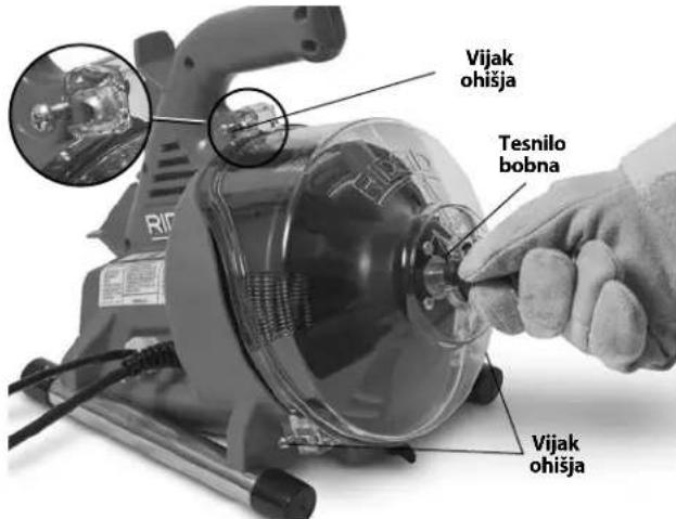RIDGID PowerClear - Odpiranje naprave za cischenje odtokov/odstranjevanje bobna - 1