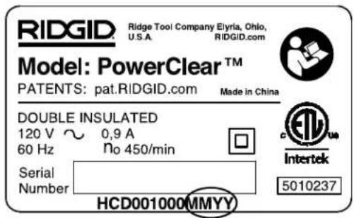RIDGID PowerClear - Ikony przyȩćzników - 1