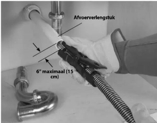 RIDGID PowerClear - Figuur 6 - Toegang tot de afvoer - 1