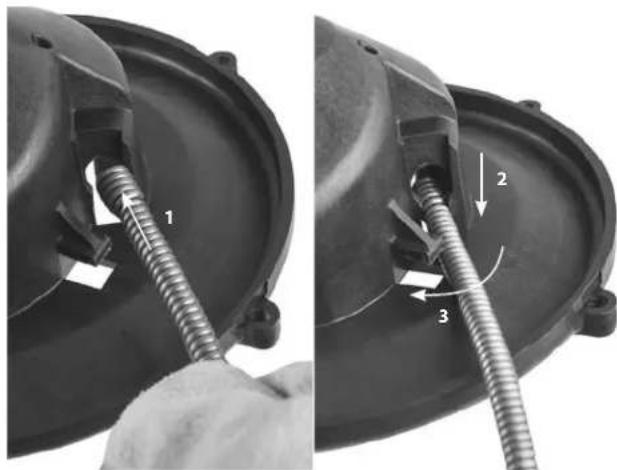 RIDGID PowerClear - Austausch der Spirale - 2