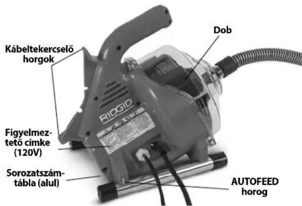 RIDGID PowerClear - 1.ábra-PowerClear lepolyotisztó gép - 1