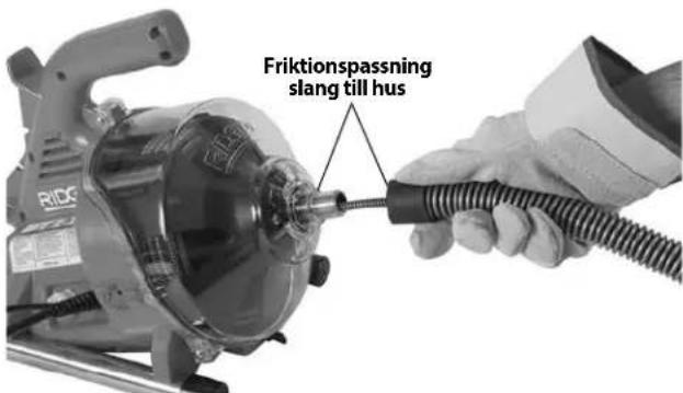 RIDGID PowerClear - Konfigurera styrslang/AUTOFEED-enhet - 1