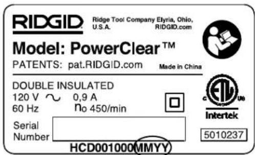 RIDGID PowerClear - Växla ikoner - 1
