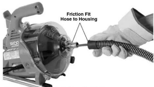 RIDGID PowerClear - Configuring Guide Hose/AUTOFEED Assembly - 1